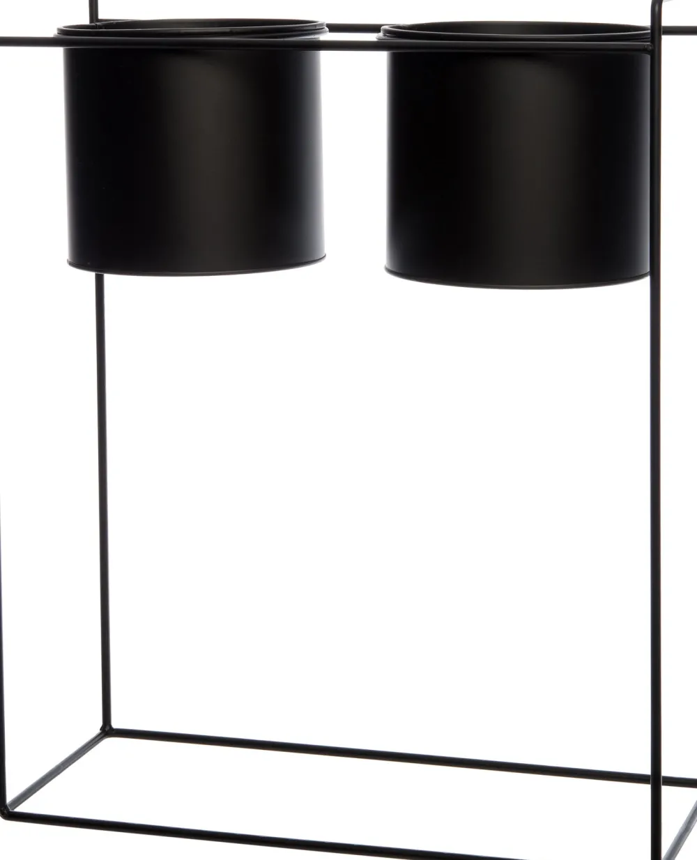 Online Blumentopf-Ständer schwarz 45 x 20 x 55 cm Blumentöpfe|Blumentöpfe & Pflanzgefäße