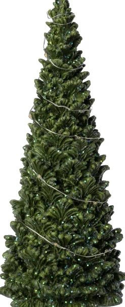 Outlet Dekobaum Briann grün mit Beleuchtung D 7,5 H 18 cm Weihnachtsfiguren & -Objekte