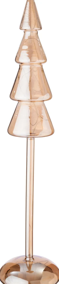 Online Dekobaum Kiran orange mit Beleuchtung D 9,3 H 40 cm Weihnachtsfiguren & -Objekte