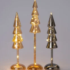 Online Dekobaum Kiran orange mit Beleuchtung D 9,3 H 40 cm Weihnachtsfiguren & -Objekte