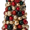 Online Deko-Baum Trevi kerstbal rot / grün / gold D 16 H 36 cm Weihnachtsfiguren & -Objekte