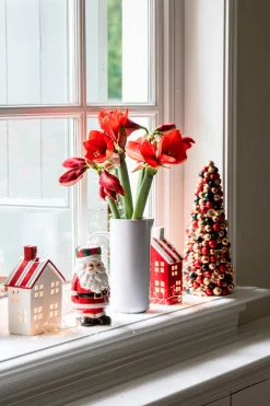 Online Deko-Baum Trevi kerstbal rot / grün / gold D 16 H 36 cm Weihnachtsfiguren & -Objekte