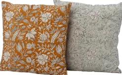 Best Dekokissen Hanoi orange/weiß 45 x 45 cm Kissen|Dekokissen