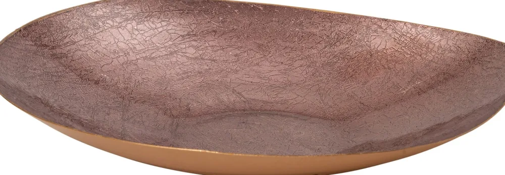 Clearance Dekoschale Merel rosa / gold 30 x 30 x 12,5 cm Dekoschalen & -Teller