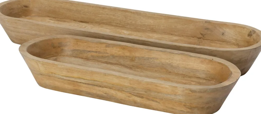 Sale Dekoschale Molly naturell 49 x 20 x 7 cm Dekoschalen & -Teller