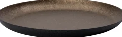 Dekoteller Bony braun / gold D 20 H 2 cm Dekoschalen & -Teller