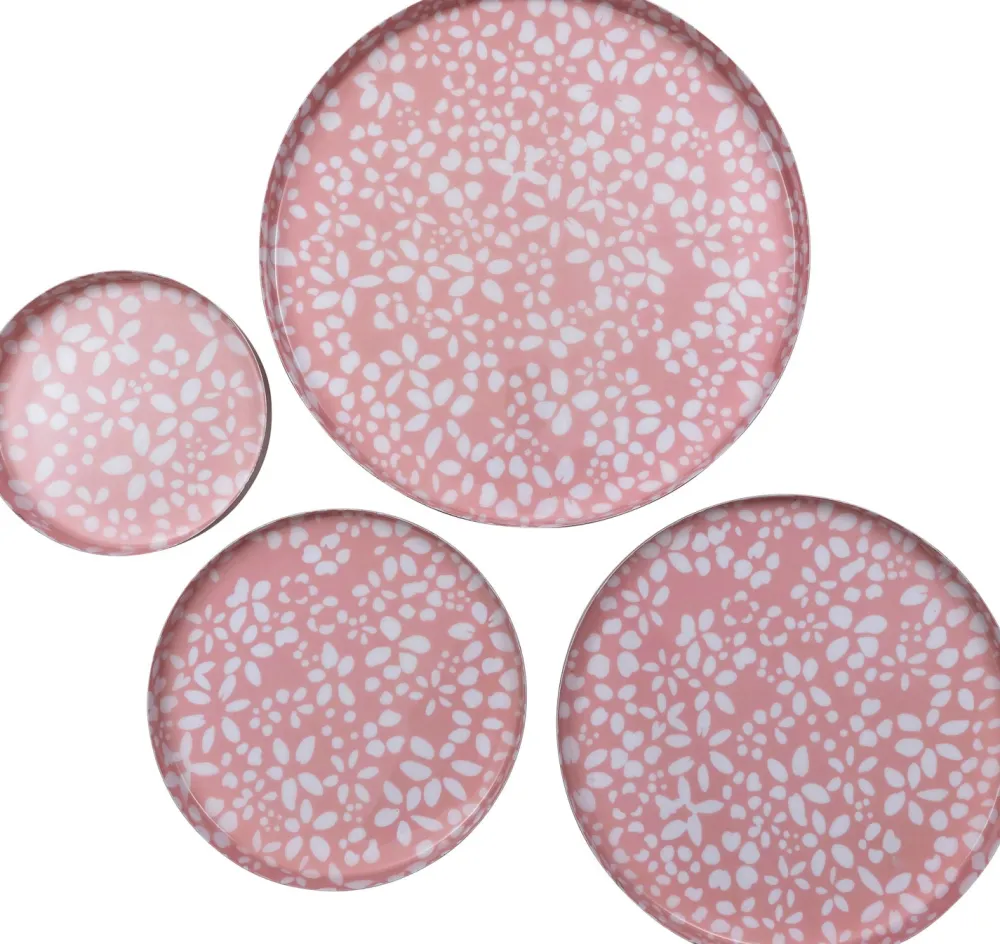 Sale Dekoteller Muriel rosa D 30 H 2 cm Dekoschalen & -Teller