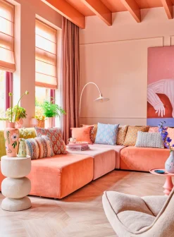 Clearance Dekoteller Muriel rosa D 15 H 2 cm Dekoschalen & -Teller