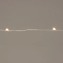 Discount Drahtlichterkette silber 1 m innen mit 10 LEDs warmweiß Mini- & Drahtlichterketten