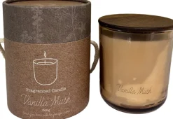 Hot Duftkerze im Glas Indi Vanilla Musk beige 40,5 D 9,8 H 11,7 cm Kerzen Im Glas|Duftkerzen