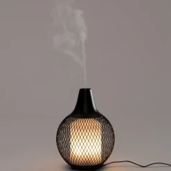 Discount elektrische Duftlampe schwarz D 15 H 20 cm Diffuser & Raumspray