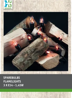 Ersatzbirnen für Lichterkette E14 1,45W warmweiß 3 St. Zubehör & Ersatzteile