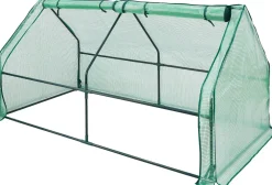 Discount Foliengewächshaus doppelt 180 x 90 x 90 cm Folientunnel