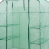Clearance Foliengewächshaus transparent 143 x 73 x 195 cm Folientunnel
