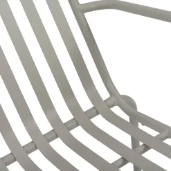 Outlet Gartenbank Melle taupe 62 x 114,5 x 81 cm Gartenbänke