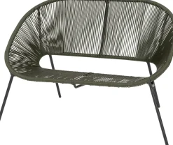 Discount Gartenbank Tess grün 117 x 67,2 x 81,5 cm Gartenbänke