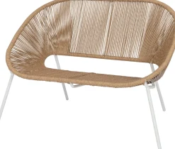 Discount Gartenbank Tess beige  117 x 67,2 x 81,5 cm Gartenbänke