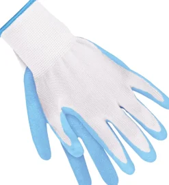 New Gartenhandschuhe Größe M Latex hellblau Gartenhandschuhe