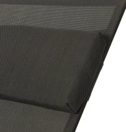 Gartenliege Reza anthrazit 190 x 54,5 x 33 cm Gartenliegen