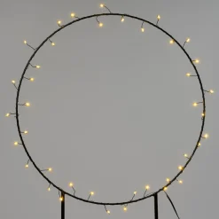 Best Gartenstecker Noud Ring mit Beleuchtung D 40 H 65 cm Weihnachtsfiguren (Außen)