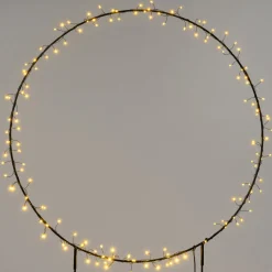 Hot Gartenstecker Noud Ring mit Beleuchtung D 50 H 80 cm Weihnachtsfiguren (Außen)