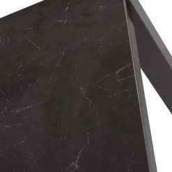 New Gartentisch Gloria schwarz 220 x 100 x 74,5 cm Esstische