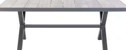 Hot Gartentisch Thor grau 205 x 101 x 73 cm Esstische