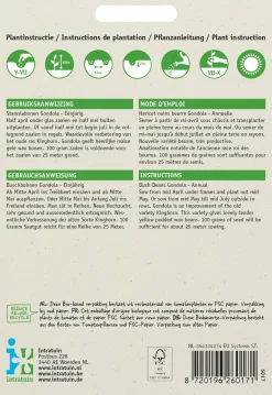 Hot Gemüsesamen Buschbohnen (Phaseolus vulgaris 'Gondola') Gemüsesamen|Saatgut