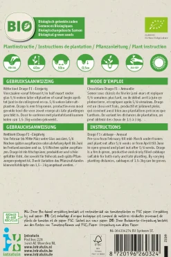 Best Gemüsesamen Weißkohl (Brassica oleracea 'Drago F1') (BIO) Samen Gemüsesamen|Saatgut