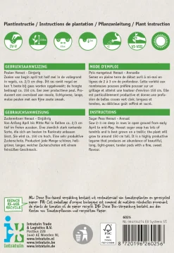 Outlet Gemüsesamen Zuckererbsen (Pisum sativum 'Heraut') Gemüsesamen|Saatgut