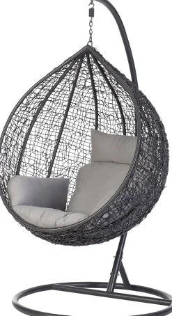 New Gestell für Hängesessel Inge / Evi grau H 203 cm Gartenstühle|Hängesessel