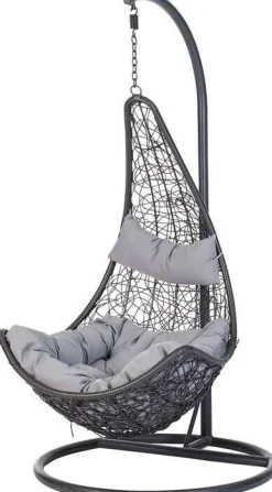 Outlet Gestell für Hängesessel Feye grau H 195 cm Gartenstühle|Hängesessel