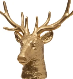 Clearance Hirschkopf Porzellan Minto gold 20,8 x 9,2 x 19 cm Dekofiguren & -Objekte