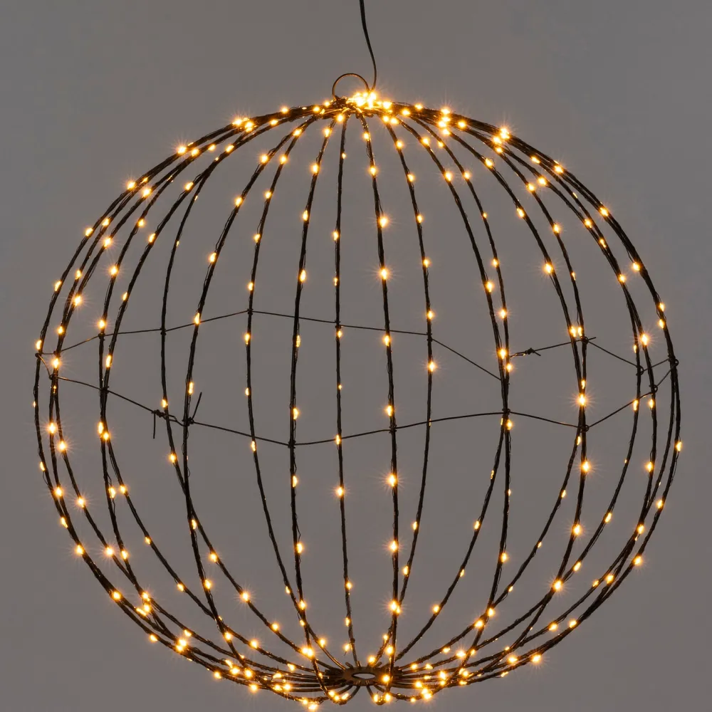 Clearance Hängelampe Kugel D 40 cm Weihnachtsfiguren (Außen)