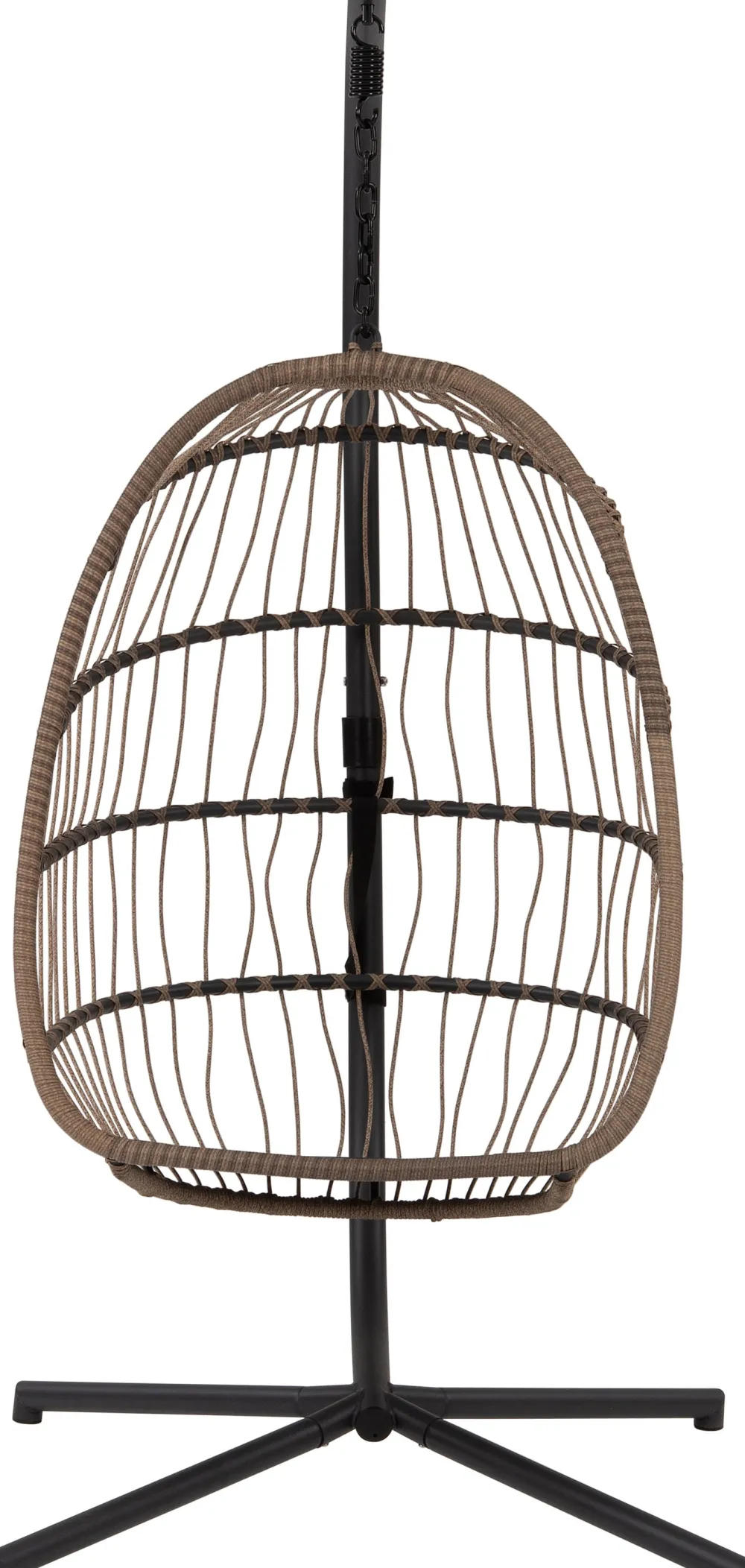 Hängesessel mit Gestell klappbar Pax taupe Gartenstühle|Hängesessel