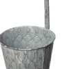 Best Hängetopf grau D 16 H 32 cm Blumenampeln & Hängetöpfe|Blumentöpfe & Pflanzgefäße
