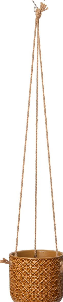 Online Hängetopf Keaton hellbraun D 18,5 H 18 cm Blumenampeln & Hängetöpfe|Blumentöpfe & Pflanzgefäße