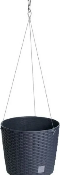 Best Hängetopf Rato anthrazit D 25,6 H 21,9 cm Blumenampeln & Hängetöpfe|Blumentöpfe & Pflanzgefäße