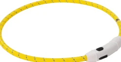 Outlet Hundehalsband LED gelb 65 cm Hundegeschirr & -Leinen