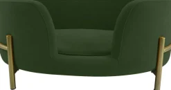 Clearance Hundekorb Olivia grün 64 x 41 x 24 cm Hundebetten & Hundekörbe