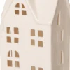 Online Häuschen Gerry weiß mit LED 8,3 x 7 x 17 cm Weihnachtsfiguren & -Objekte