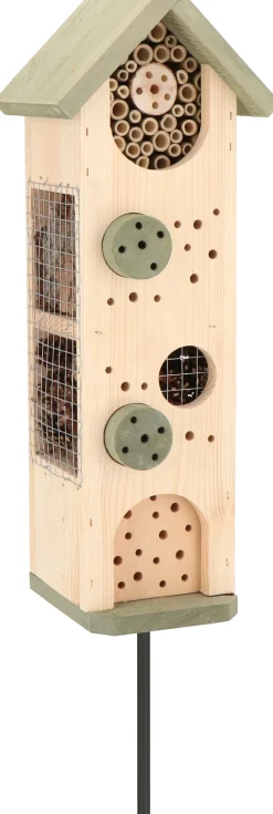 Outlet Insektenhotel mit Erdspieß 200 cm Insektenhotels
