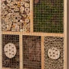 Best Insektenhotel viereckig 38 x 12 x 43 cm Insektenhotels