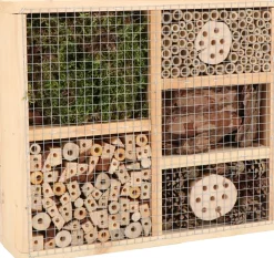 Best Insektenhotel viereckig 38 x 12 x 43 cm Insektenhotels