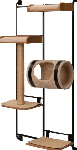 Katzenmöbel Wand braun 75 x 35 x 160 cm Kratzbäume & -Möbel