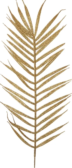 kerststeker Palmblatt 66 cm gold Weihnachtszweige & -Blumen