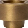 Sale Kerzenständer Alu gold D 6,5 H 4,5 cm Kerzenständer