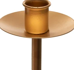 Kerzenständer für Flaschenöffnung gold 7,5 x 7,5 x 7,5 cm Kerzenständer