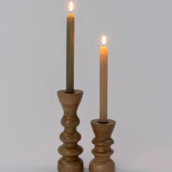 New Kerzenständer Jenna naturell D 7,5 H 22 cm Kerzenständer