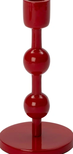 Online Kerzenständer Katy rot D 9 H 18 cm Kerzenständer